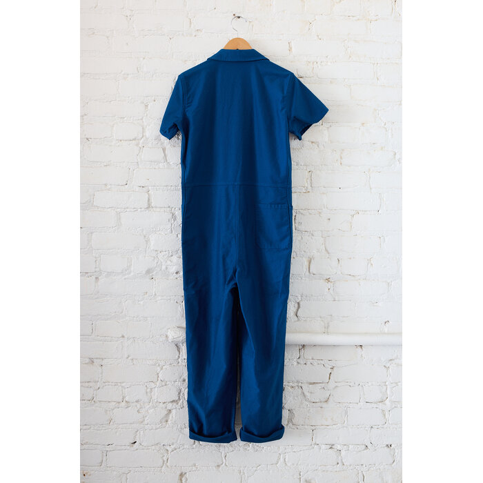 Caron Callahan Crawford Jumpsuit - Sapphire Twill - S