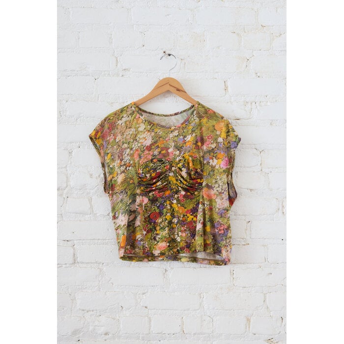 Anntian Knit Floral Top