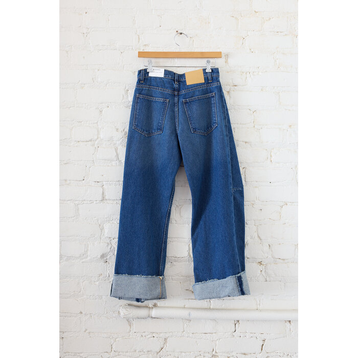 B Sides Relaxed Cuff Lasso Jean