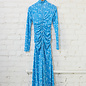 Nomia Shirred Turtleneck Maxi Dress