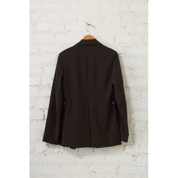 Nomia Double Breasted Jacket with Side Slits