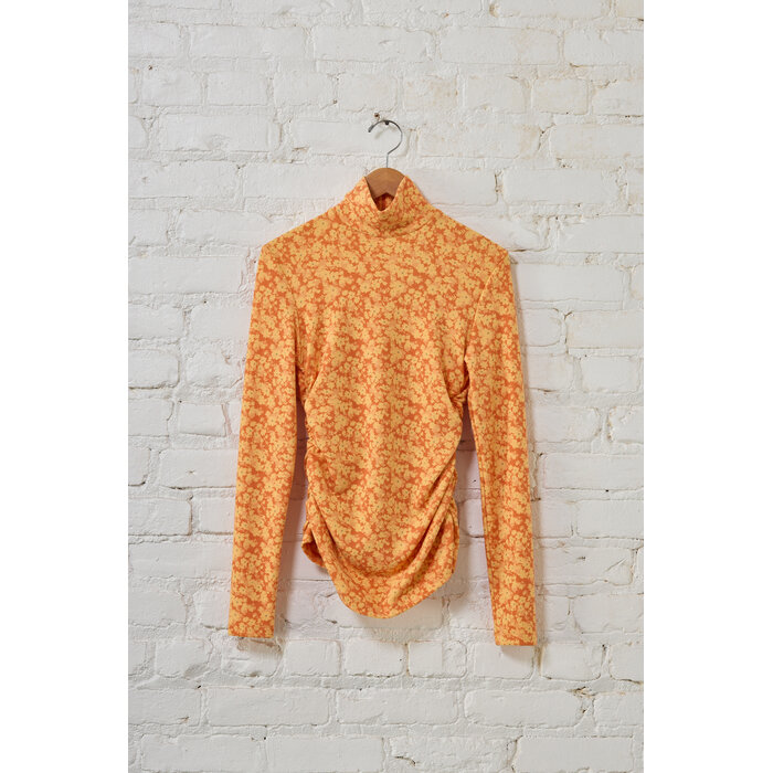 Nomia Shirred Turtleneck