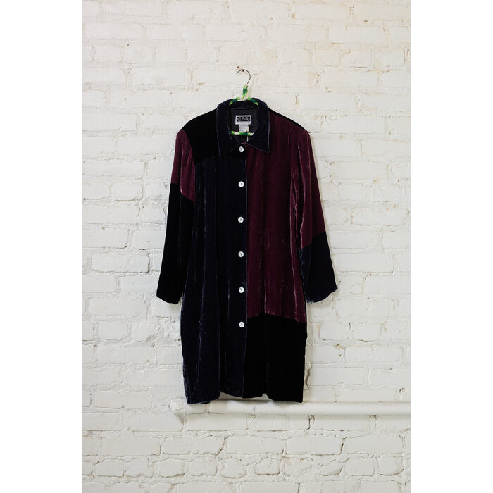 Freda Vintage Christian Francis Roth Velvet Duster