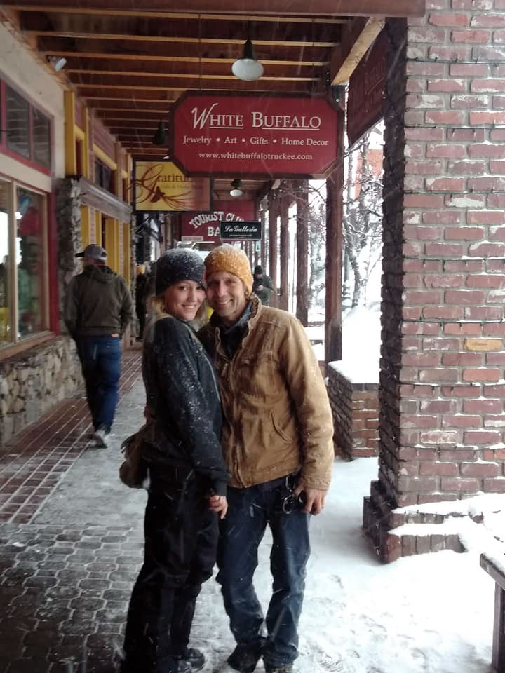 Walking in Downtown Truckee