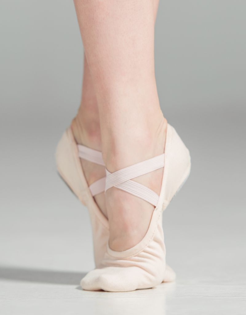 Stretch Canvas Split Sole Ballet Shoe 