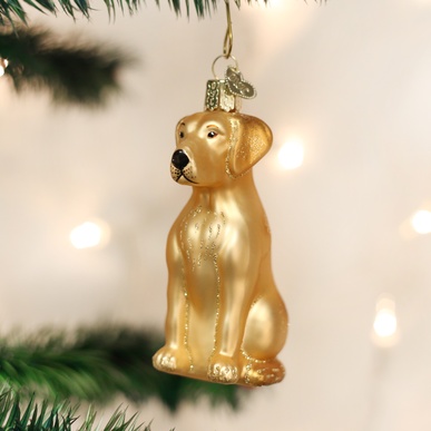 OLD WORLD CHRISTMAS YELLOW LABRADOR OLD WORLD CHRISTMAS YELLOW LABRADOR