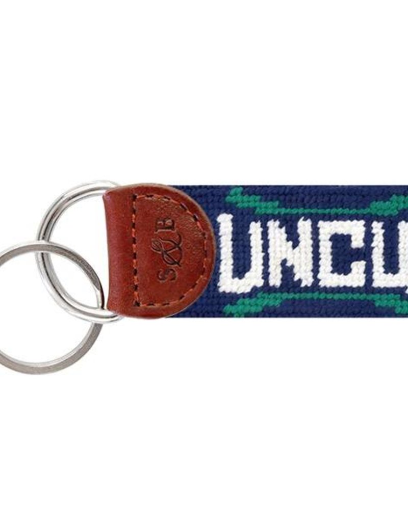 SMATHERS & BRANSON UNC WILMINGTON NEEDLEPOINT KEY FOB