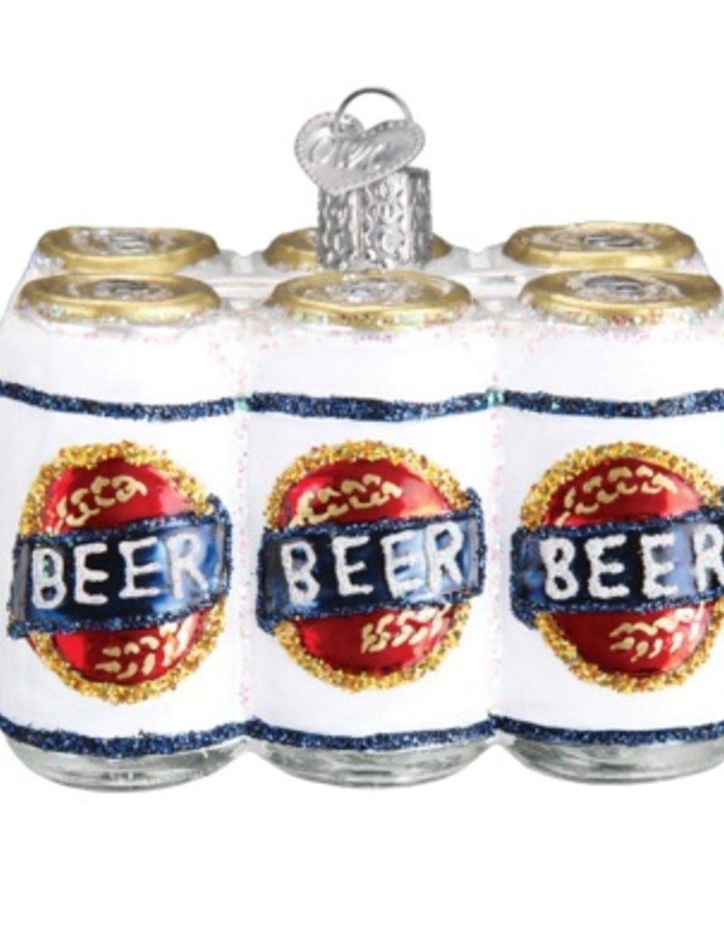 OLD WORLD CHRISTMAS SIX PACK OF BEER