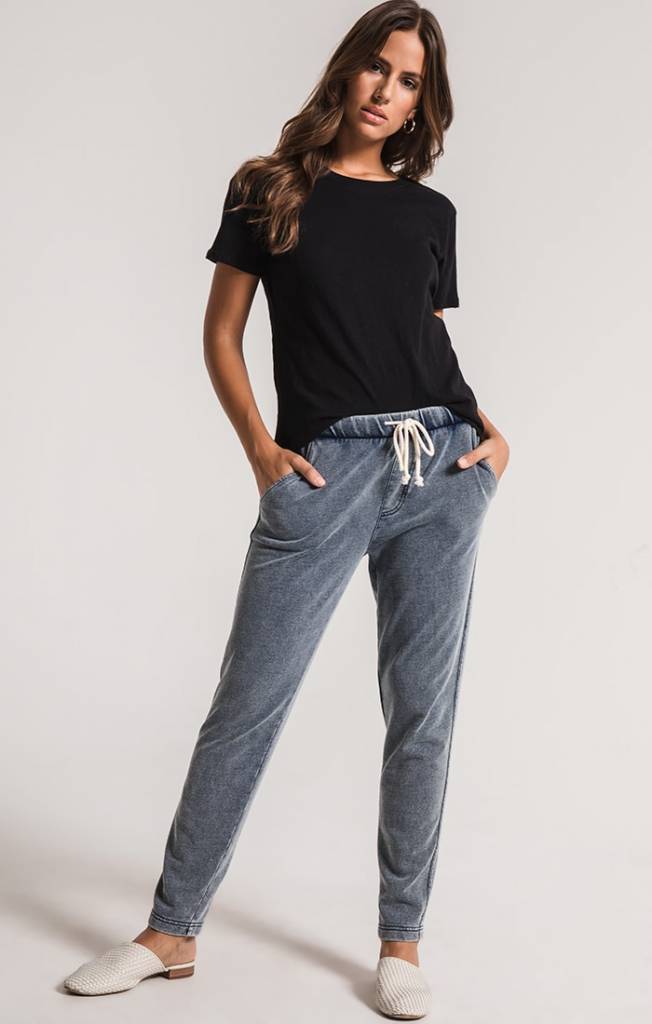 Z SUPPLY THE KNIT DENIM JOGGER Z SUPPLY THE KNIT DENIM JOGGER