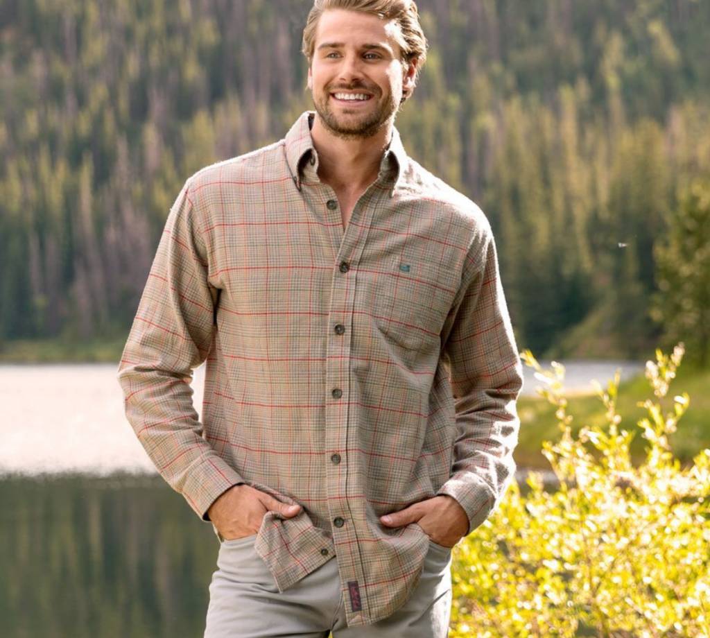 SOUTHERN MARSH MADISON HOUNDSTOOH FLANNEL SOUTHERN MARSH MADISON HOUNDSTOOH FLANNEL