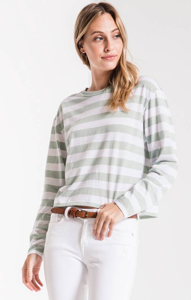 Z SUPPLY SIENNA SKIMMER STRIPE TEE Z SUPPLY SIENNA SKIMMER STRIPE TEE
