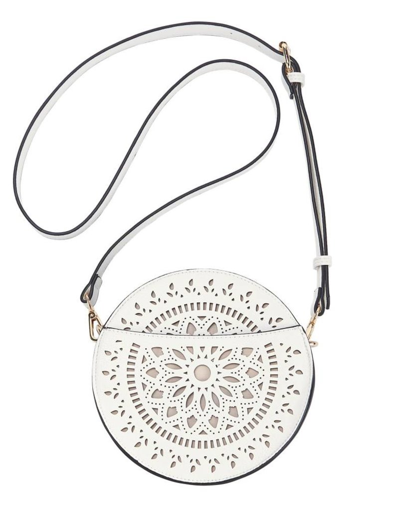 MUD PIE LASER CUT CROSSBODY