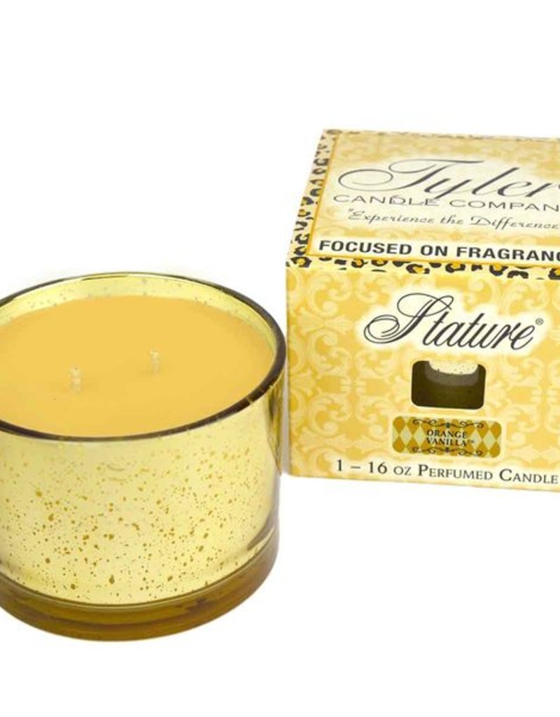 TYLER CANDLES 16 OZ STATURE GOLD ON GOLD