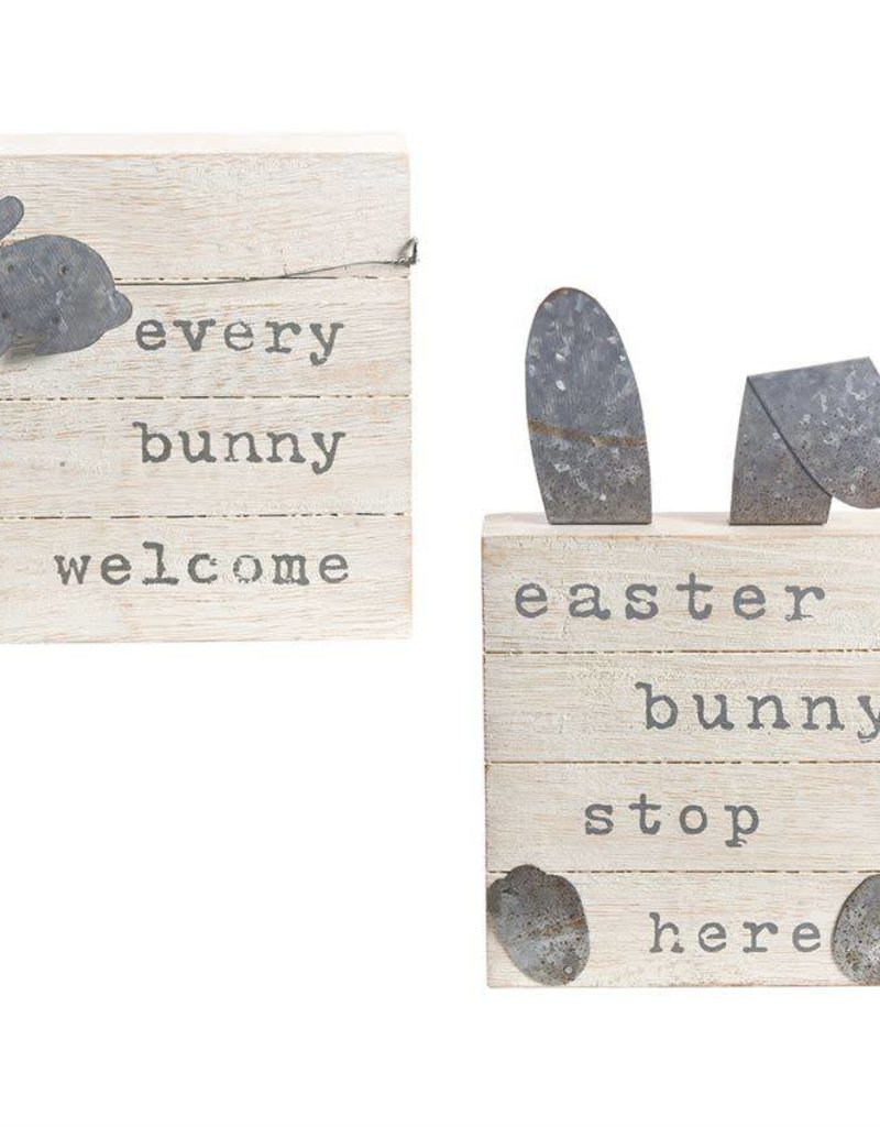 MUD PIE EASTER SMALL PLAQUES