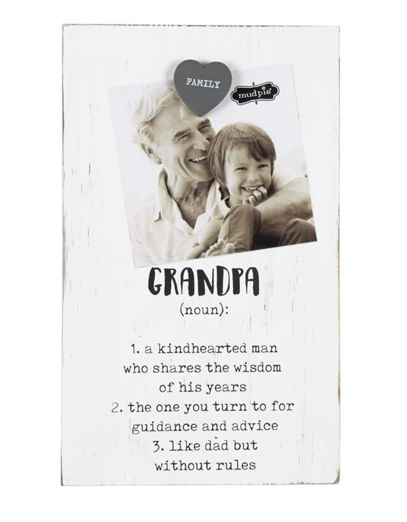 MUD PIE GRANDPA MAGNETIC FRAME