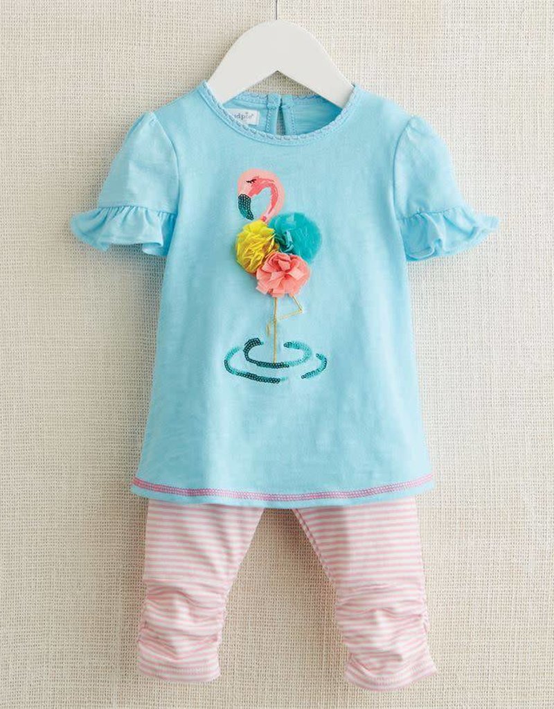 MUD PIE FLAMINGO TUNIC AND CAPRI- INFANT