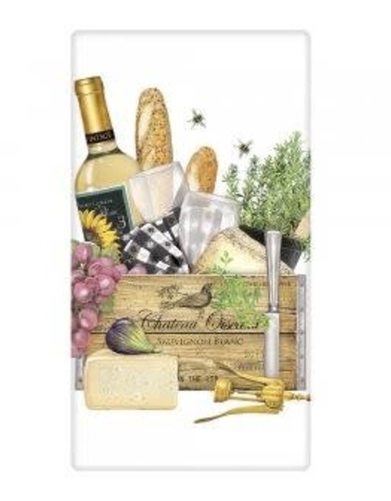 WINE CHATEAU GIFT BOX FLOUR SACK TOWEL