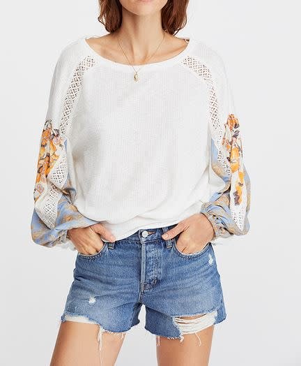 FREE PEOPLE CASUAL CLASH TOP FREE PEOPLE CASUAL CLASH TOP