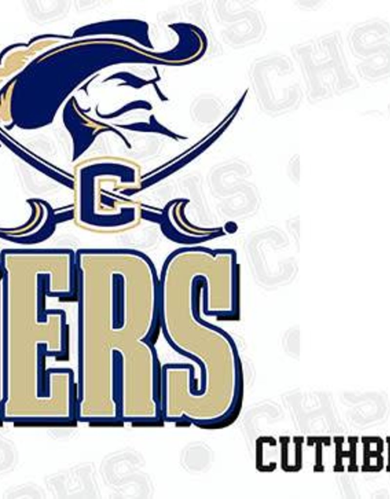 LOCAL HIGH SCHOOL SIGN/FRAME- CUTHBERTSON