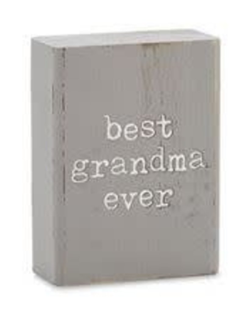 MUD PIE BEST EVER ENGRAVED BLOCK PLAQUE