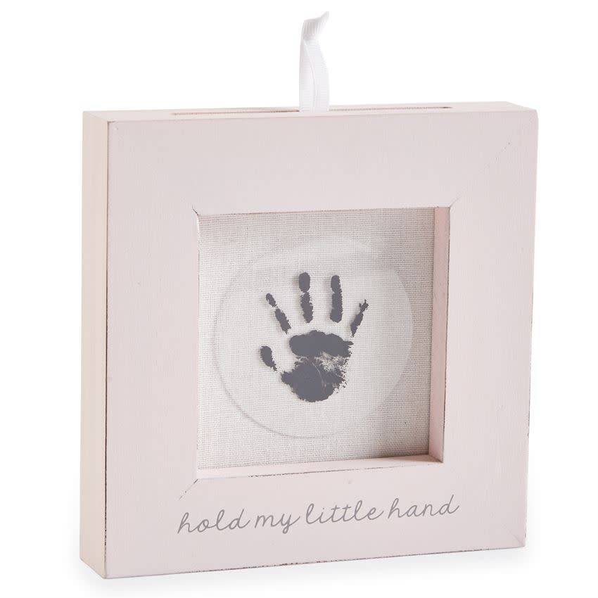 MUD PIE HAND AND FOOT PRINT FRAME- PINK MUD PIE HAND AND FOOT PRINT FRAME- PINK