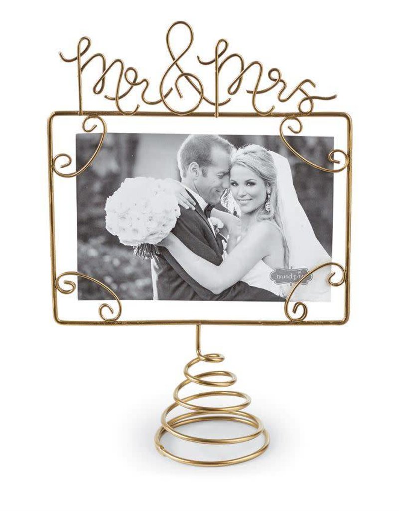 MUD PIE WIRE FRAME MR & MRS FRAME/TOPPER