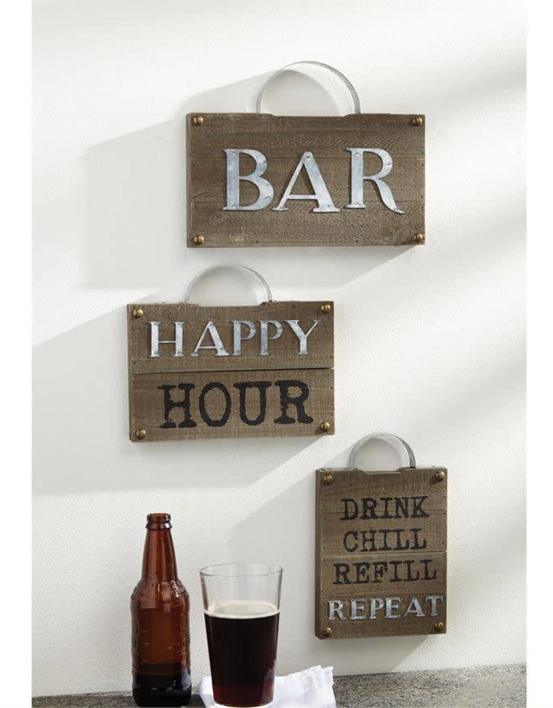 MUD PIE BAR TOP HANDLE PLAQUES