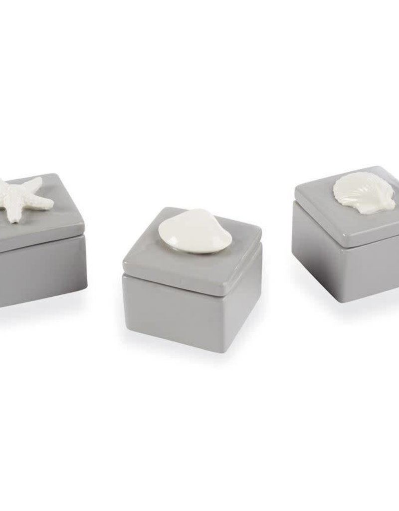 MUD PIE SHELL CERAMIC CANDLE