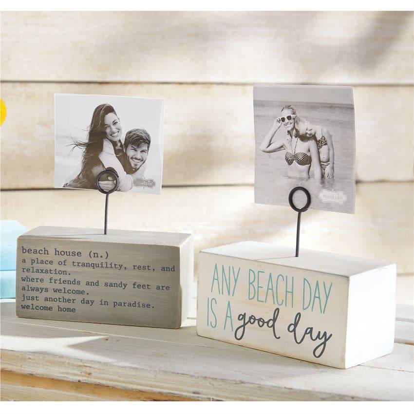 MUD PIE BEACH BLOCK CLIP FRAMES MUD PIE BEACH BLOCK CLIP FRAMES