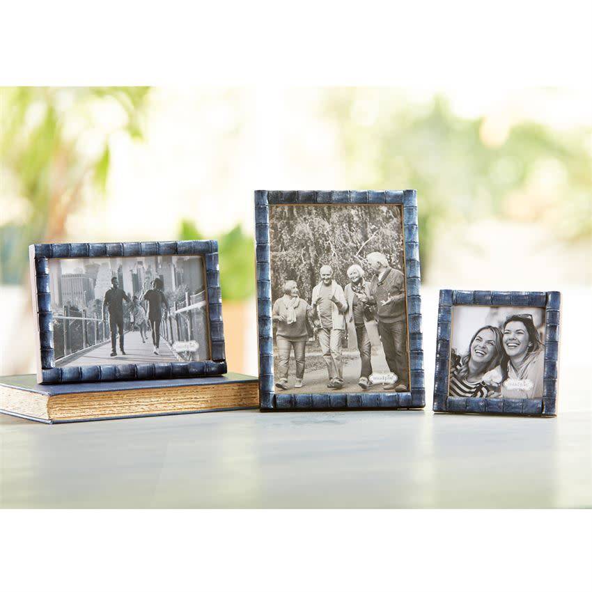 MUD PIE BLUE BONE BAMBOO FRAME MUD PIE BLUE BONE BAMBOO FRAME
