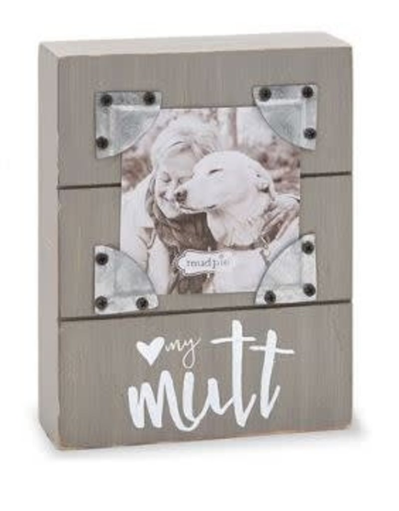 MUD PIE WOOD & TIN MUTT FRAME