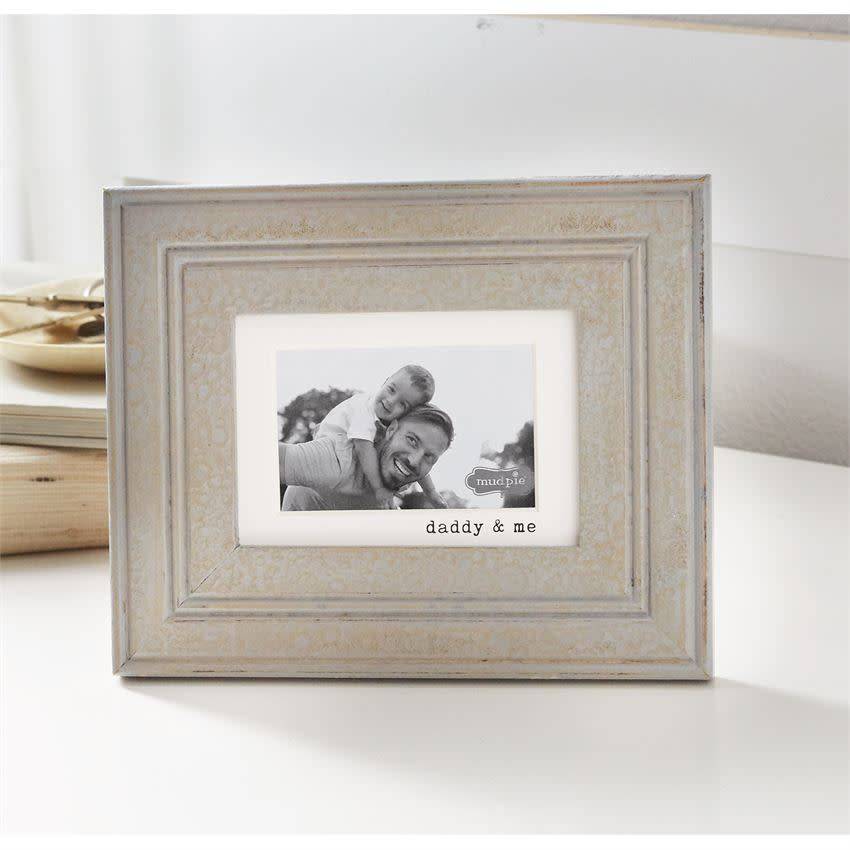 MUD PIE DADDY & ME WOODEN FRAME MUD PIE DADDY & ME WOODEN FRAME