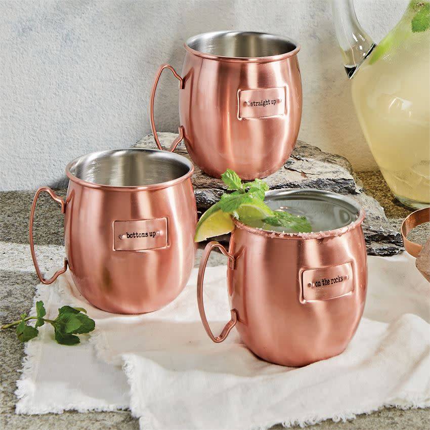 MUD PIE COPPER MULE MUGS MUD PIE COPPER MULE MUGS
