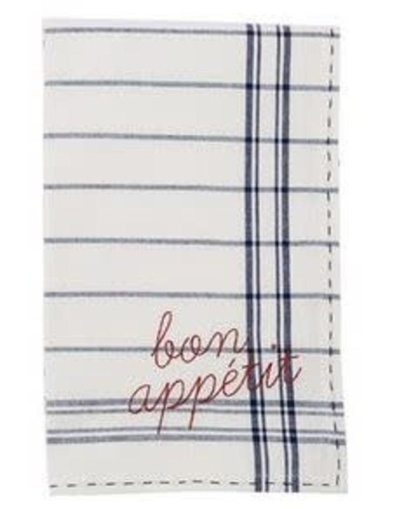 MUD PIE BISTRO EMBROIDERED DISH TOWELS