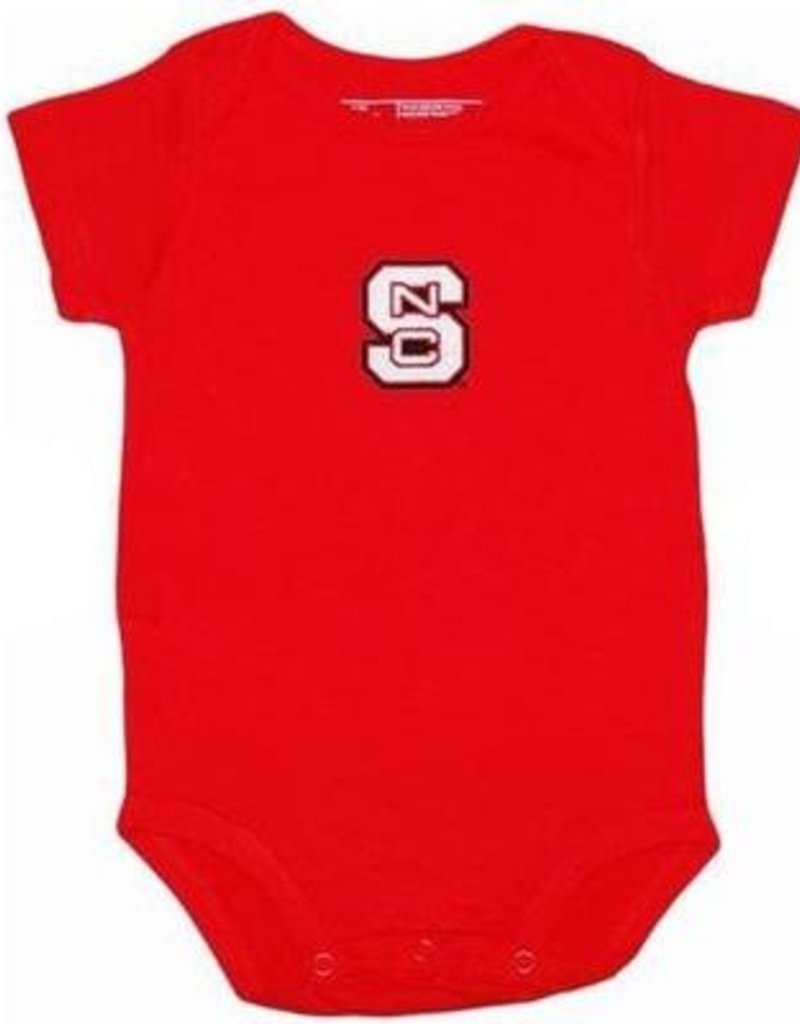 NC STATE RED ONESIE 3-6 MOS