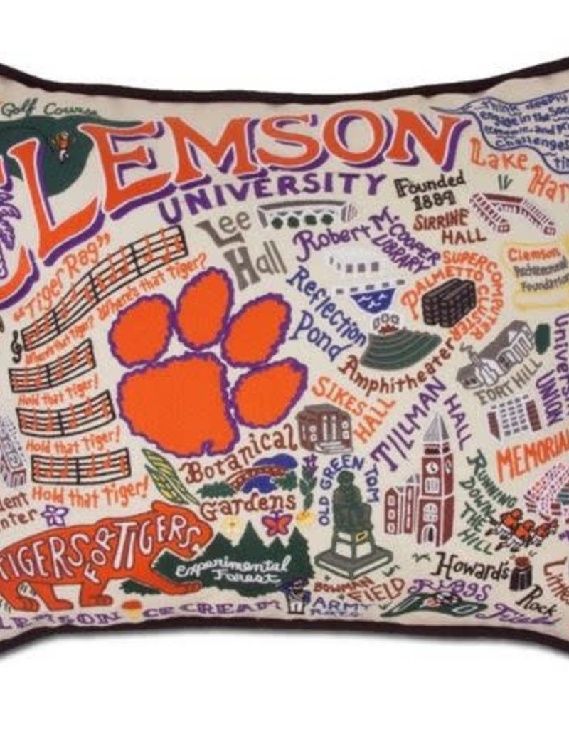 CATSTUDIO COLLEGIATE PILLOW CLEMSON