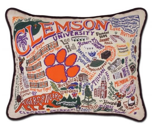 CATSTUDIO COLLEGIATE PILLOW CLEMSON CATSTUDIO COLLEGIATE PILLOW CLEMSON