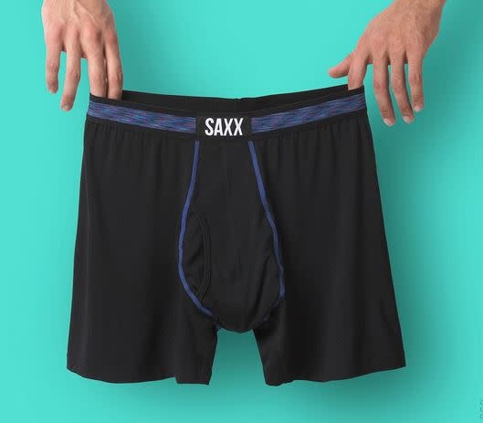 SAXX ULTRA BOXER BRIEF - BLACK SPACE DYE SAXX ULTRA BOXER BRIEF - BLACK SPACE DYE