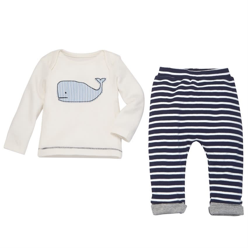 MUD PIE WHALE 2-PC SET MUD PIE WHALE 2-PC SET