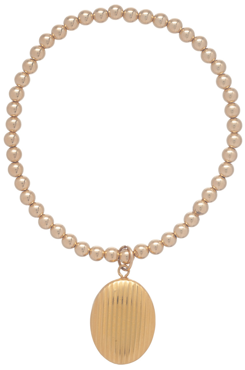 ENEWTON CHERISH OVAL GOLD LOCKET BRACELET- 4mm ENEWTON CHERISH OVAL GOLD LOCKET BRACELET- 4mm