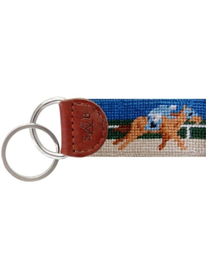 SMATHERS & BRANSON DERBY NEEDLEPOINT KEY FOB