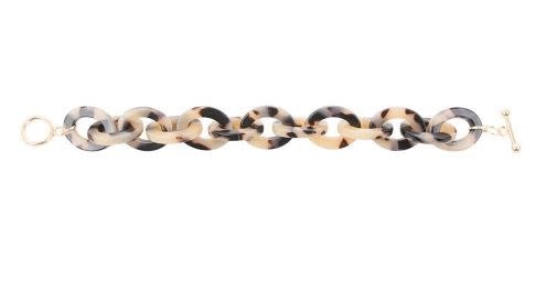 BLONDE TORTOISE LINK BRACELET