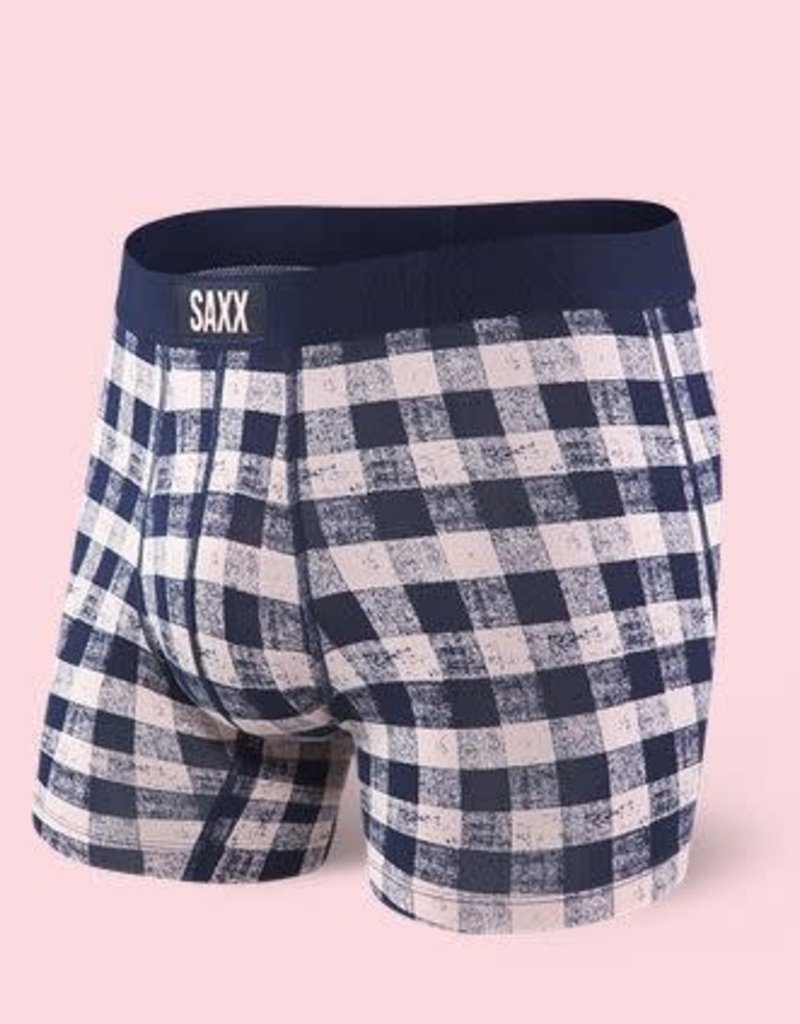 SAXX UNDERCOVER BOXER BRIEF- PINK GINGHAM