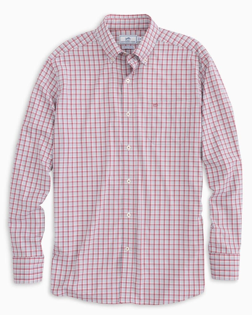 SOUTHERN TIDE PATRIOTIC PLAID INTERCOSTAL SPORTSHIRT SOUTHERN TIDE PATRIOTIC PLAID INTERCOSTAL SPORTSHIRT