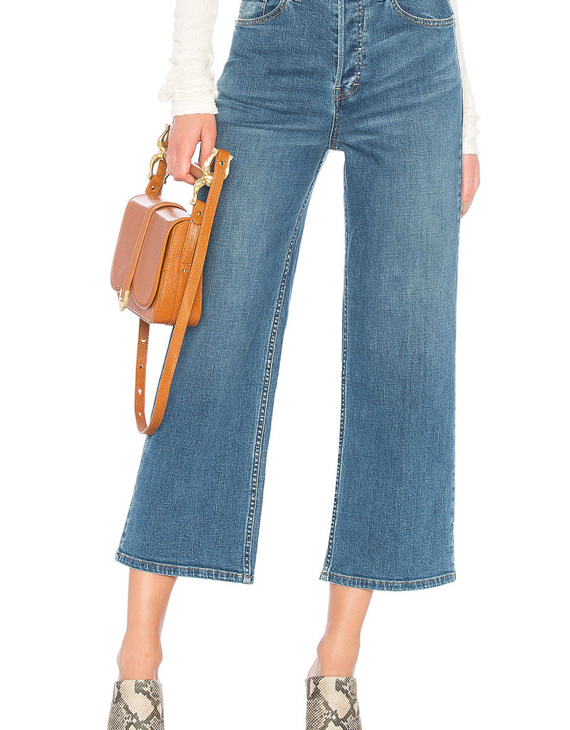 FREE PEOPLE JEAN WALES WIDE LEG