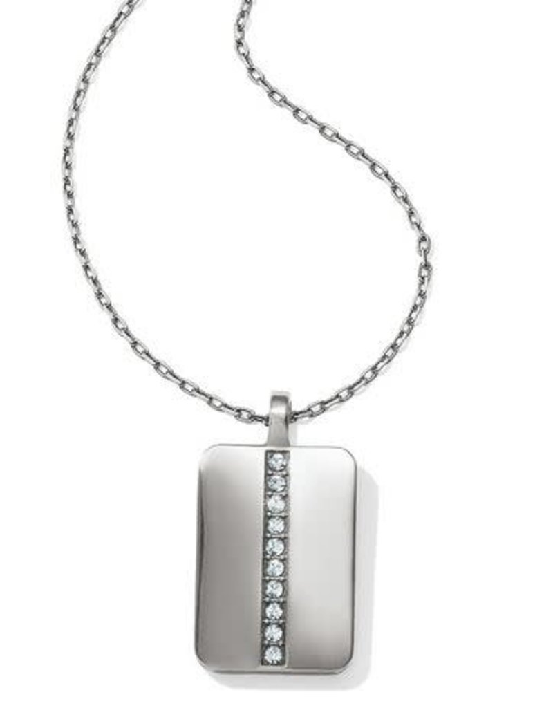 BRIGHTON CONTEMPO ICE REVERSIBLE PETITE TILE NECKLACE