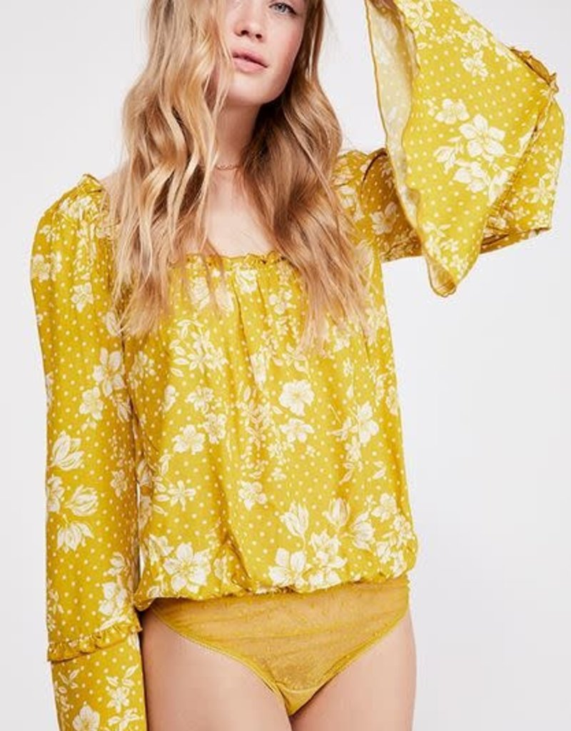 FREE PEOPLE ONE ON ONE DATE BODYSUIT