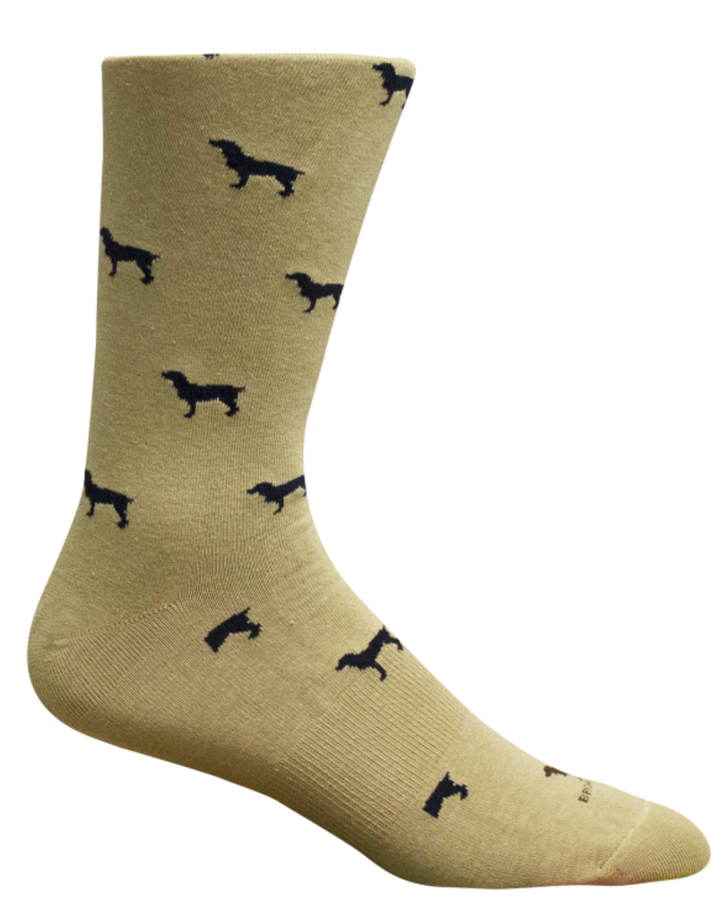 BROWN DOG HOSIERY BEAU-KHAKI