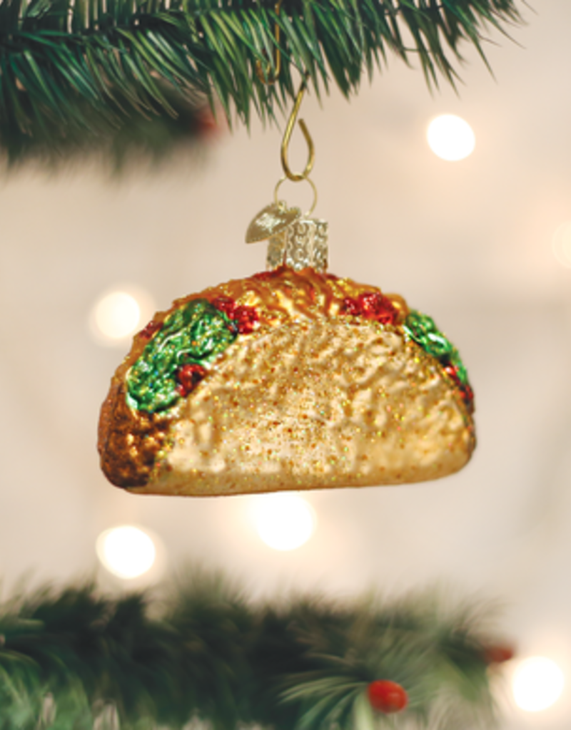 OLD WORLD CHRISTMAS taco ornament