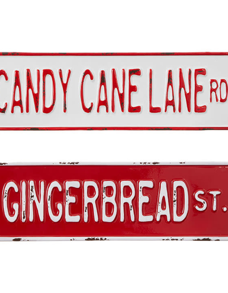 14" holiday street signs